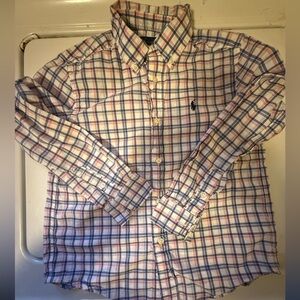 Boys Ralph Lauren Polo dress shirt size 6 EUC